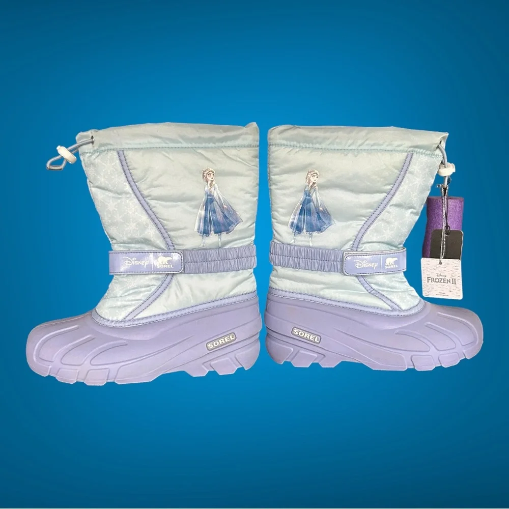 Sorel Snow Boots Kids Size 6 -‎ Disney X Flurry™ Frozen 2™ Elsa Edition NWT